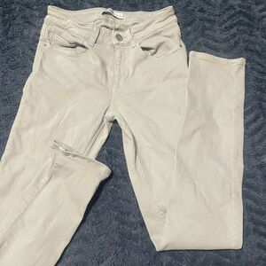 Zara mid rise stretch grey jeans size 36 (US size 4)